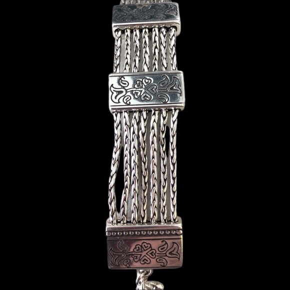 Brighton silver plated bracelet. Brighton French Quarter Multi-Strand Bracelet - Picture 2 of 6